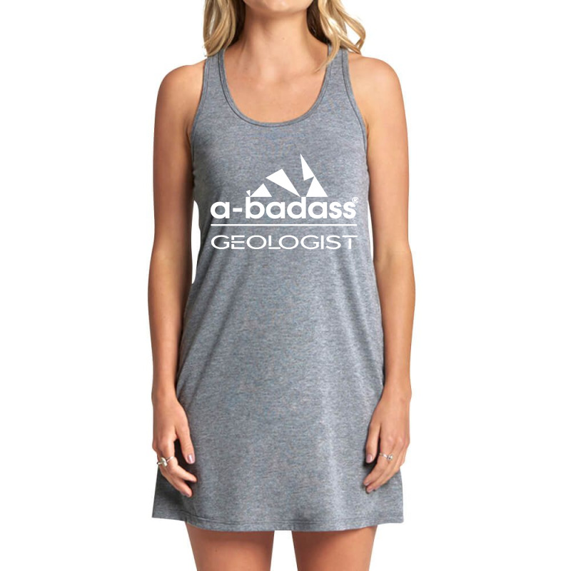 Badass White Geologist Tank Dress by Saprol Tees | Artistshot