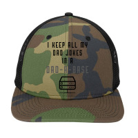 I Keep All My Dad Jokes In A Dad-a-base | Bad Pun | Father's Day Gift Snapback Trucker Cap | Artistshot