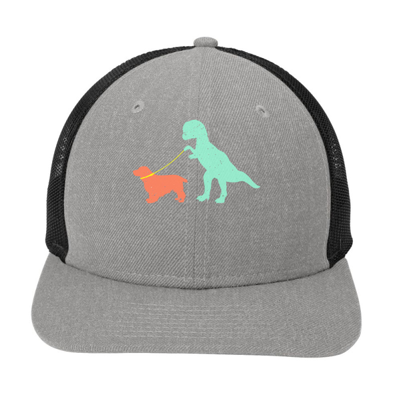 Cocker Spaniel T  Shirtfunny Cocker Spaniel Dinosaur Cute Cocker Spani Snapback Trucker Cap by slueilwitz869 | Artistshot