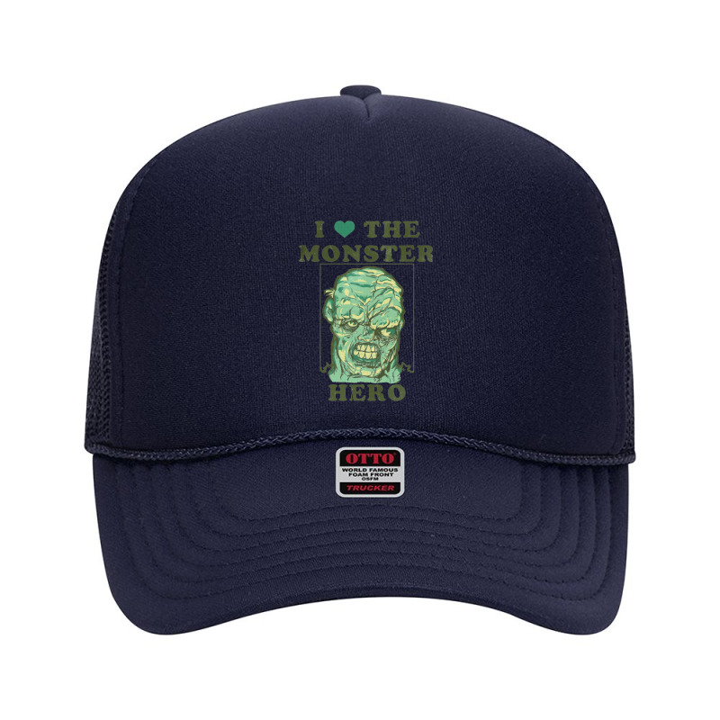 I Love The Green Monster Foam Trucker Hat by fannyenggarisa | Artistshot