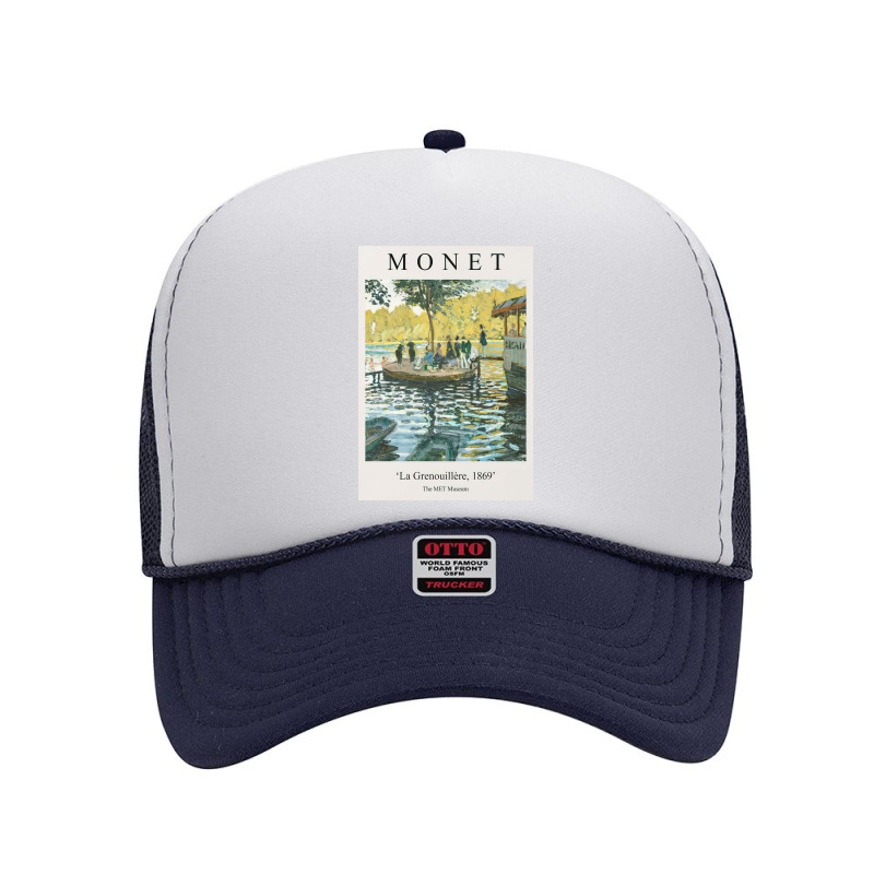 Claude Monet - La Grenouillere Foam Trucker Hat by carlyriley | Artistshot