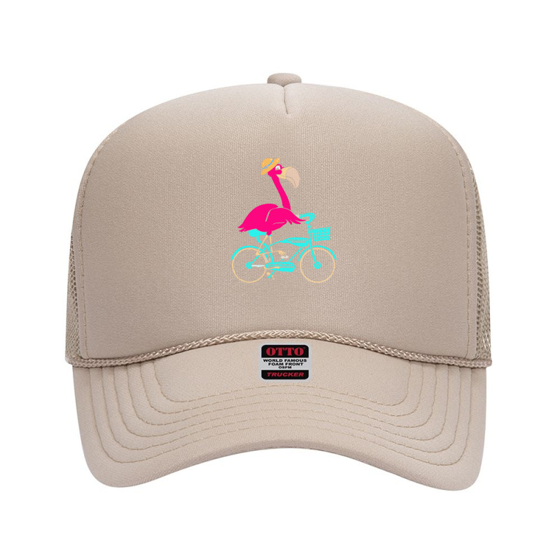 Flamingo T  Shirt I Make Cycling Look Flamazing Funny Flamingo T  Shir Foam Trucker Hat | Artistshot