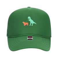 Cocker Spaniel T  Shirtfunny Cocker Spaniel Dinosaur Cute Cocker Spani Foam Trucker Hat | Artistshot