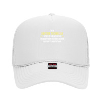 Lighting Technician I Solve Problems Funny Gift Foam Trucker Hat | Artistshot