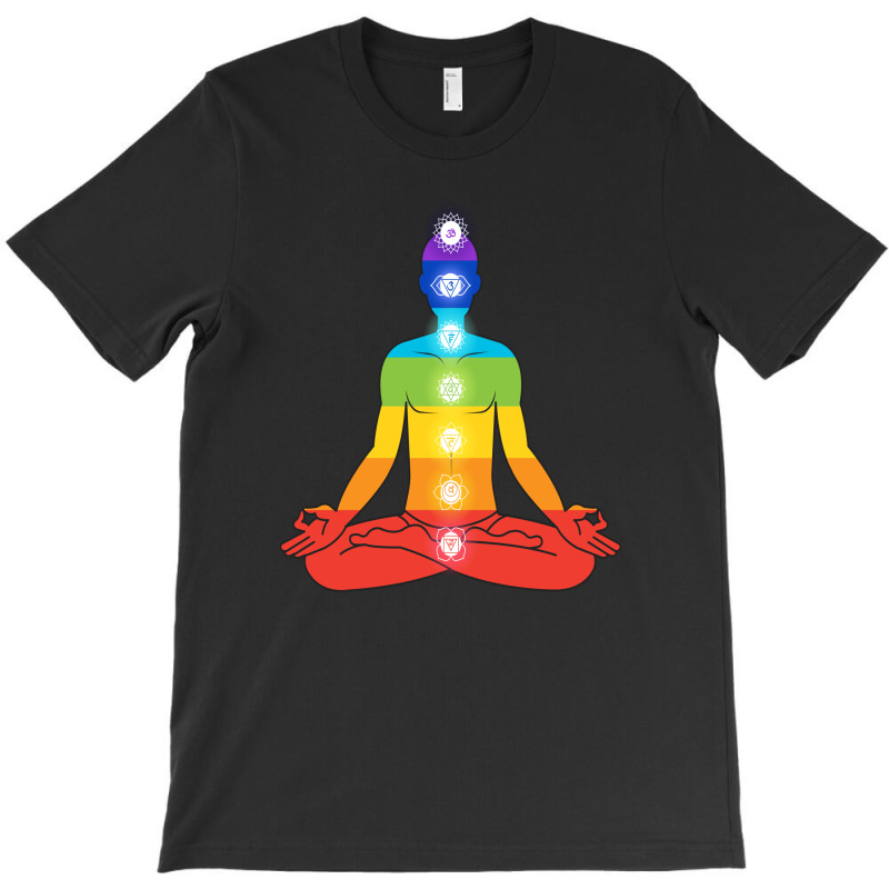 Meditating Man In Sitting Yoga T-Shirt by chris299 | Artistshot