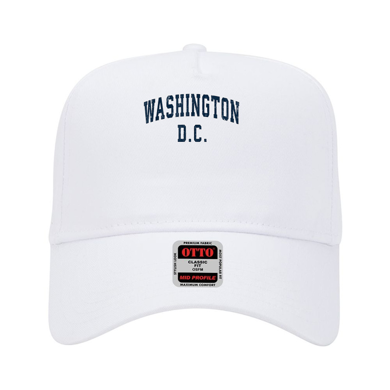 Washington District Of Columbia Dc Vintage Sports Design Nav T Shirt Adjustable Baseball Cap by CrespinoEllawyn | Artistshot