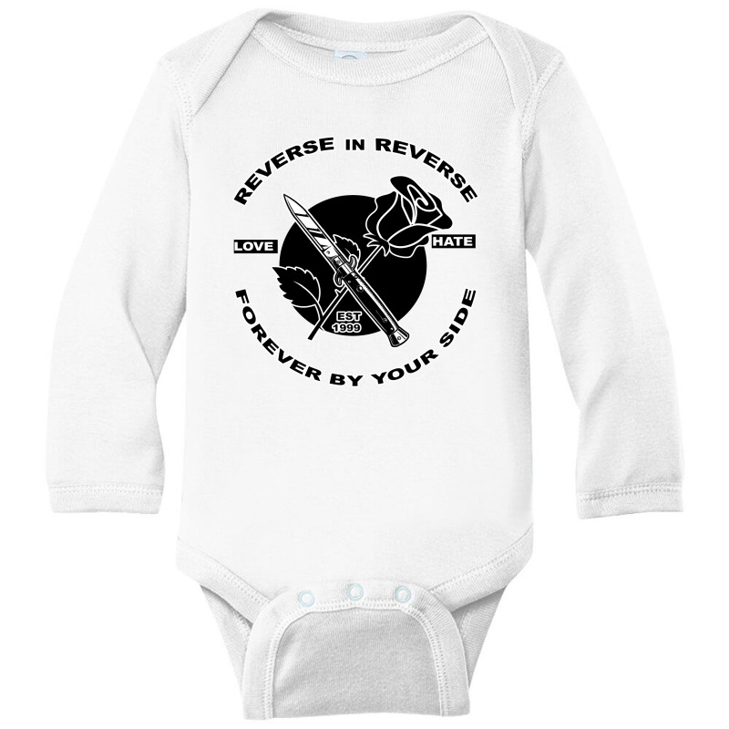 Reverse ın Reverse Love Hate Forever By Your Sıde Long Sleeve Baby Bodysuit | Artistshot