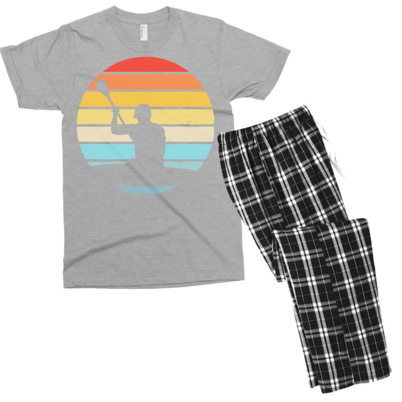 Canoe T  Shirt Canoeing Silhouette On A Distressed Retro Sunset Produc Men's T-shirt Pajama Set | Artistshot