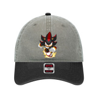 Black Super Hedgehog Running Forward Dyed Cap | Artistshot