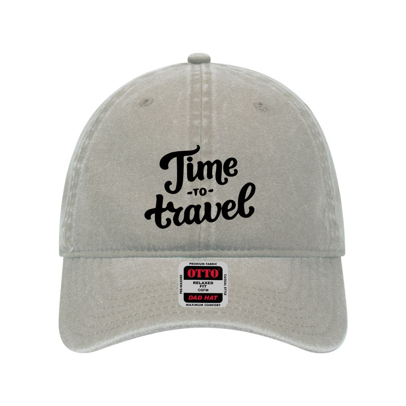 Time To Travel, Time To Travel Dyed Cap by mitubabypodcast | Artistshot