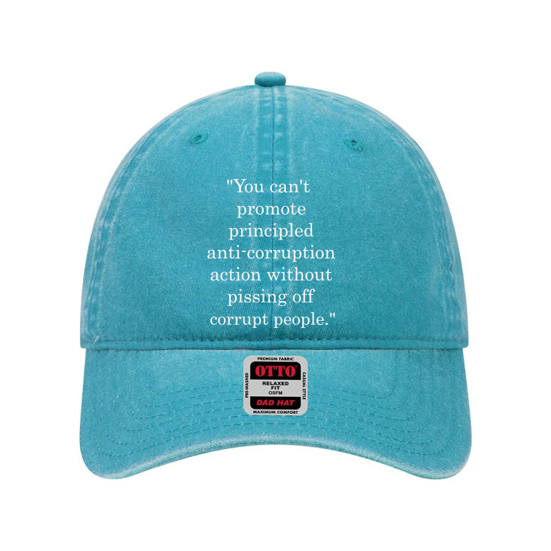 You Can't Promote Principled Anti Corruption You Cant Promote Anti Cor Dyed Cap by pitulikur.duapuluhtujuh | Artistshot