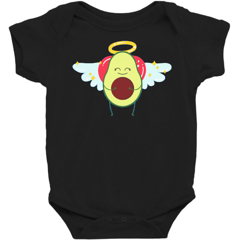 Avocado Lover Avocupid Holy Guacamole T  Shirt Avocado Lover Avocupid Baby Bodysuit | Artistshot