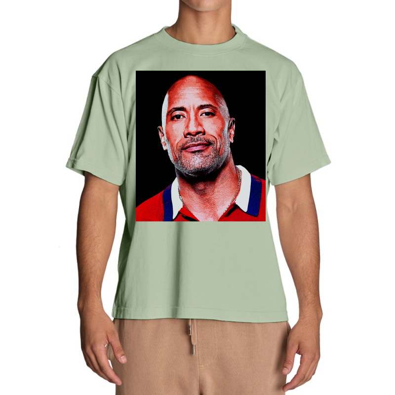 Dwayne Picture Johnson Art Urban Heavy T-shirt by Artists-Zoe | Artistshot