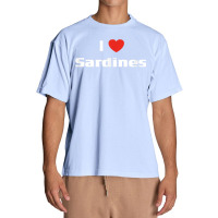 I Love Sardines Shirt Funny Canned Fish Seafood Tee Urban Heavy T-shirt | Artistshot