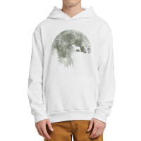 French Bulldog Silhouette In Front Of Moon Halloween Costume Urban Pullover Hoodie | Artistshot