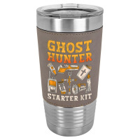 Ghost Hunter Starter Kit Paranormal Hunting Ghost Hunter T Shirt Leatherette Tumbler | Artistshot