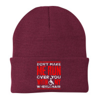 Funny Wheelchair Humor Disability Handicap Gift Beanie | Artistshot