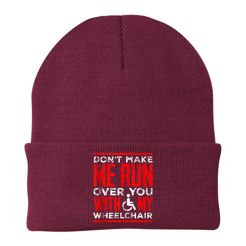 Funny Wheelchair Humor Disability Handicap Gift Beanie by bajajbajuji | Artistshot