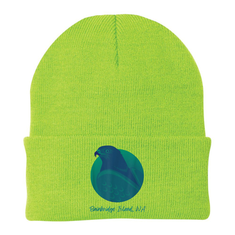 Bainbridge Island Wa Osprey Sea Green Raptor Ocean Bird T Shirt Beanie by MoczoTenleigh | Artistshot