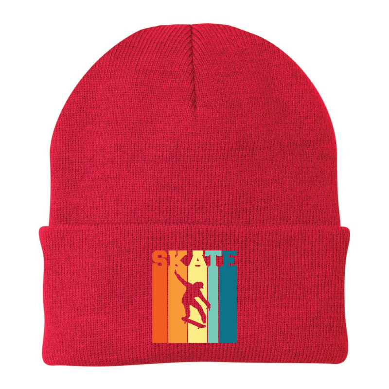 Retro Skate Skateboarder Skateboarding 23418453 Beanie | Artistshot