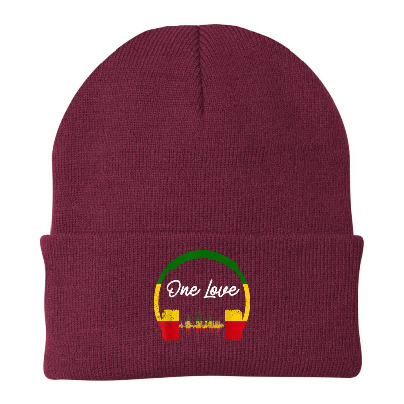 Rasta Reggae Music Headphones Jamaican Pride T Shirt Beanie by TappanSajan | Artistshot