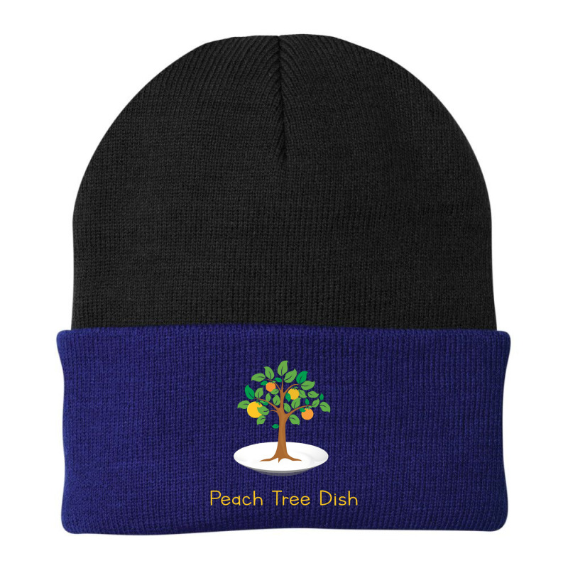 Peach Tree Dish Sarcastic Witty Humor Petri Dish Long Sleeve Beanie by saterseim | Artistshot