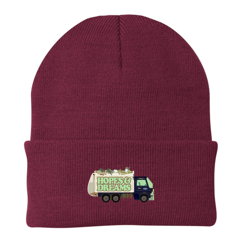 Hopes & Dreams Garbage Truck Funny Nihilism Design Beanie by gusjigangkudus | Artistshot