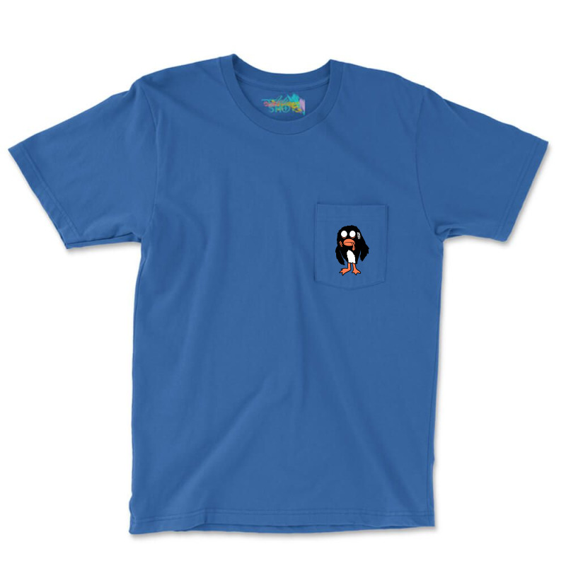 Zombie Penguin Pocket T-shirt | Artistshot