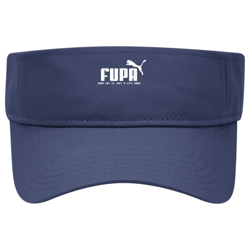 Fupa Good Cat Is Just A Lift Away Funny Running T Shirt Visor hat by adam.troare | Artistshot