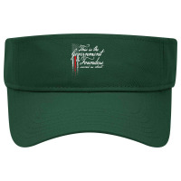 This Is The Government The Founders Warned Us About On Back T Shirt Visor Hat | Artistshot