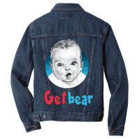 Funny Gearbear Men Denim Jacket | Artistshot