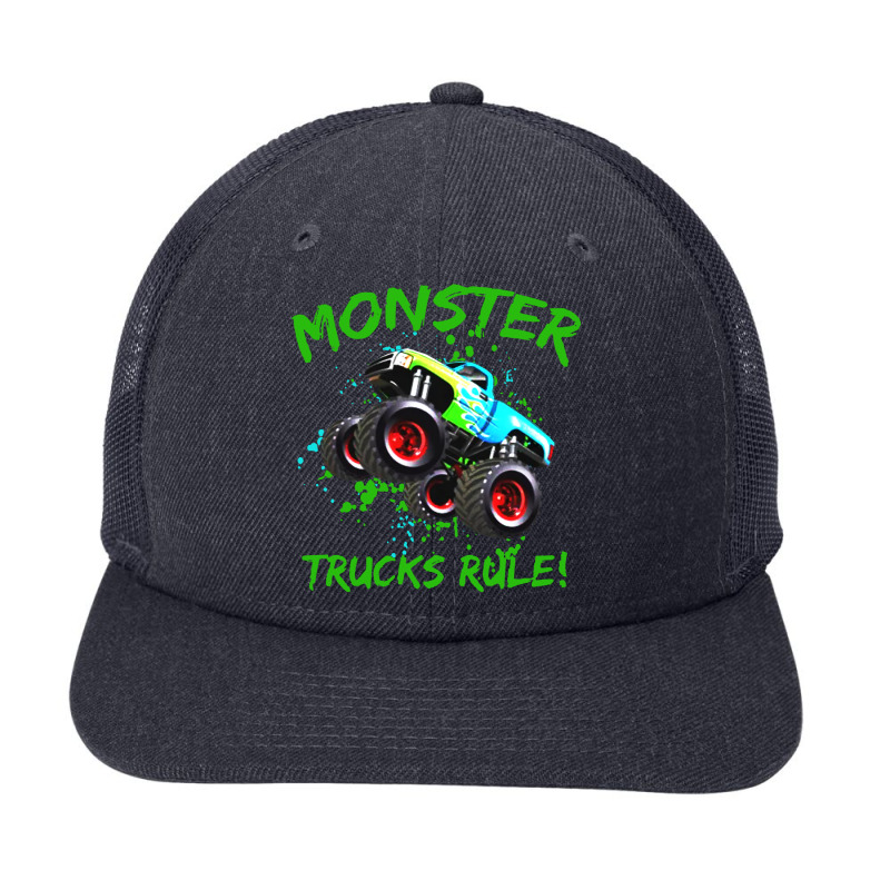 Trucks Rule Snapback Trucker Cap by ShopYes | Artistshot