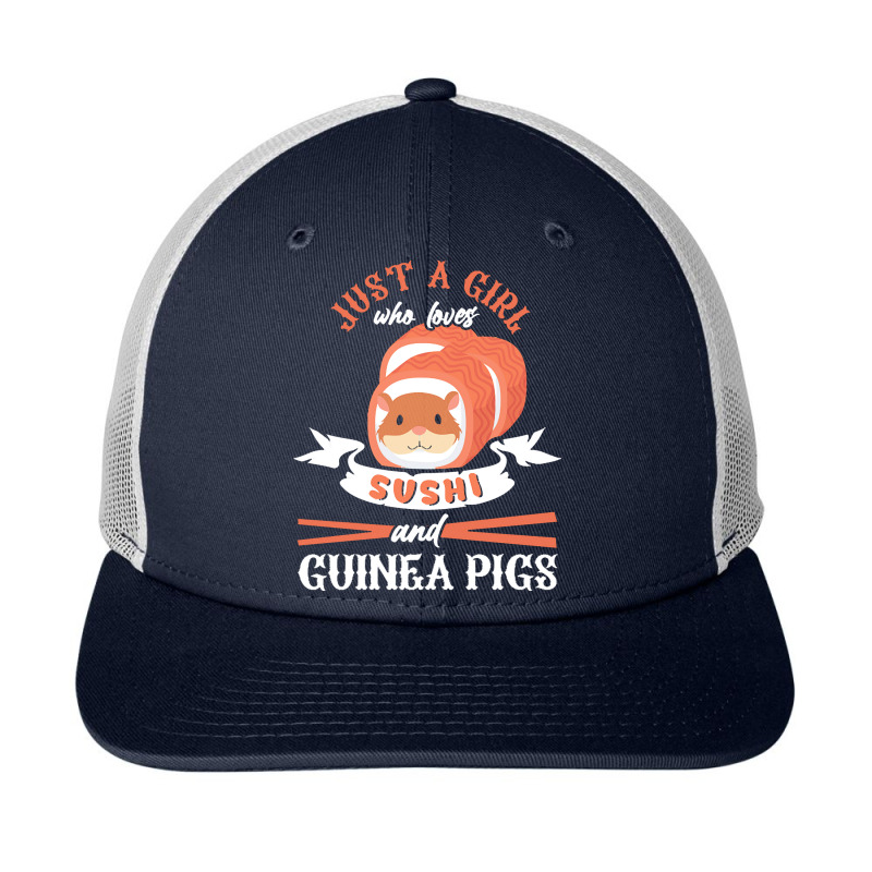 Guinea Pig T  Shirt Girl Who Loves Guinea Pigs Sushi Japan Rodent Fan Snapback Trucker Cap | Artistshot