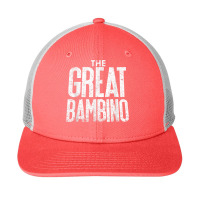 The Great Bambino Baseball Home Run Hitter Tee Shirt Snapback Trucker Cap | Artistshot