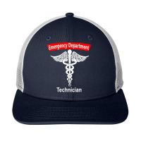 Emergency Department Technician Ed Tech Medical Caduceus Er T Shirt Snapback Trucker Cap | Artistshot