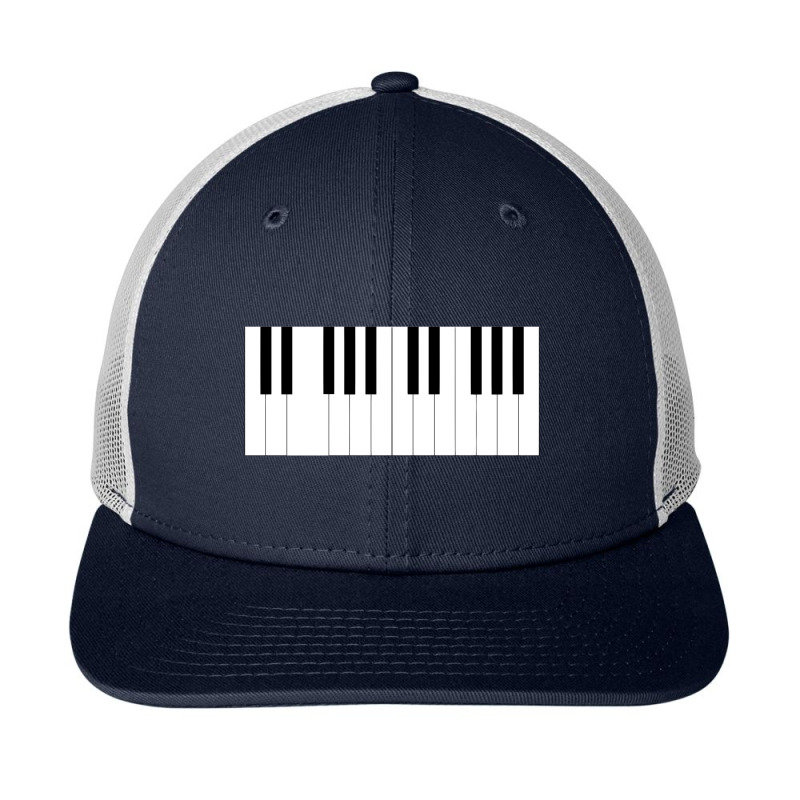 Piano Keyboard Snapback Trucker Cap by saterseim | Artistshot