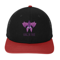 Hang In There Wacky Vampire Bat Snapback Trucker Cap | Artistshot