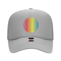 Rainbow Spiral Swirl Self Hypnosis Gift   Hypnotic Trance T Shirt Foam Trucker Hat | Artistshot