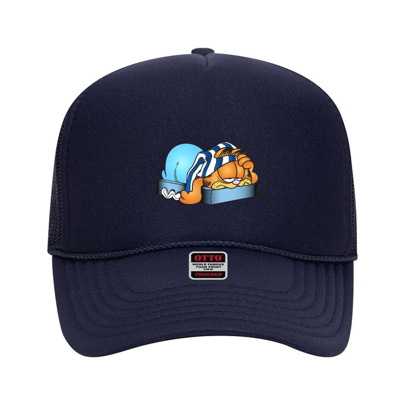 Garfiel Sleep Foam Trucker Hat by Santika | Artistshot