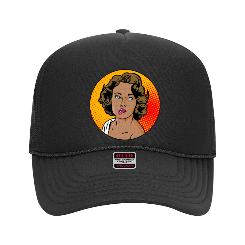 Pop Art Girl   Pop Art Foam Trucker Hat | Artistshot