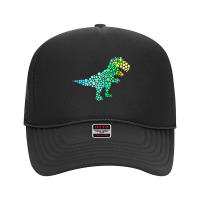 International Dot Day Dinosaur T Rex Polka Dot Art For Dinosaurs Lover Foam Trucker Hat | Artistshot