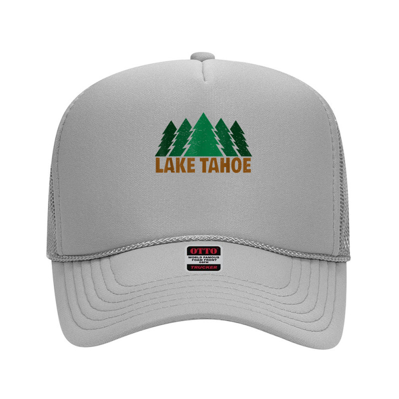 Lake Tahoe California Emerald Bay Pines T Shirt Foam Trucker Hat by TeaMenShop | Artistshot