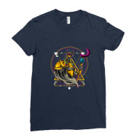 Anubis Vector Ladies Fitted T-shirt | Artistshot