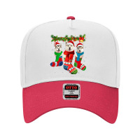 Three Alaskan Malamutes In Christmas Socks T Shirt Adjustable Baseball Cap | Artistshot