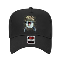 Dolphin Military Soldier Veterans Day Marine Biology Dolphin T Shirt Adjustable Baseball Cap | Artistshot