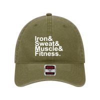 Iron & Sweat & Muscle & Fitness Dyed Cap | Artistshot