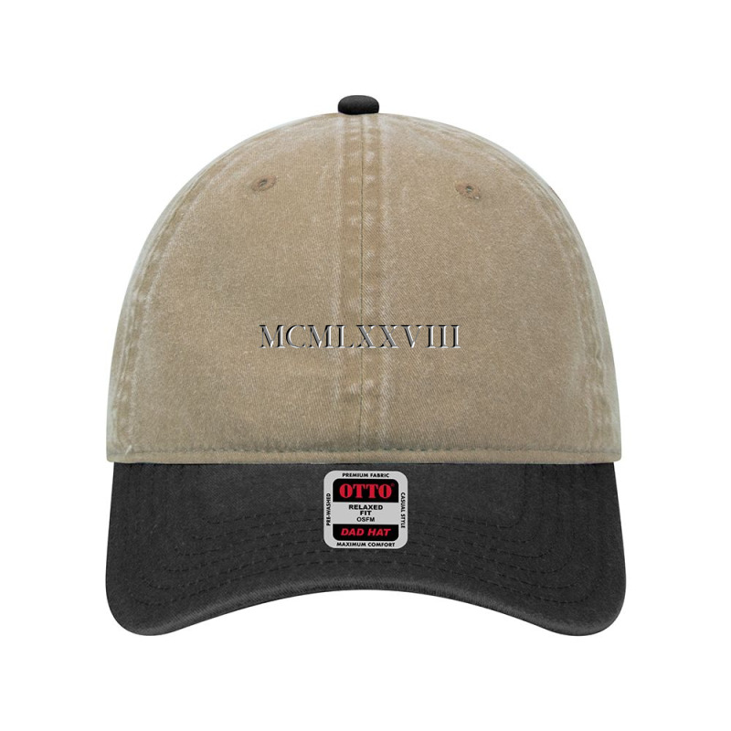 Roman Numeral 1978 Dyed Cap by waktudzuhur | Artistshot