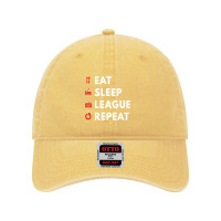 League Of Legends Song Repeat Dyed Cap | Artistshot