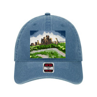 Mountain Landscape Dyed Cap | Artistshot