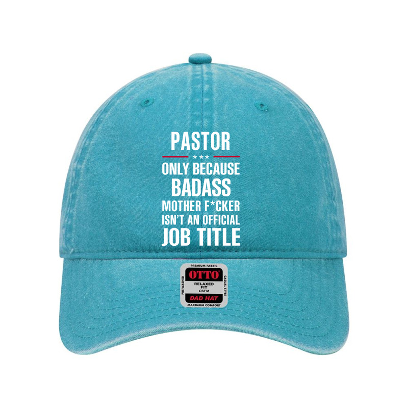 Gift For Badass Pastor Dyed Cap by thanchashop | Artistshot